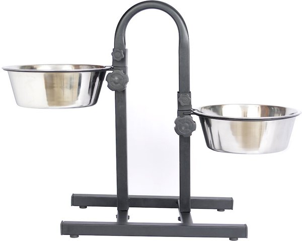 Iconic Pet Adjustable Stainless Steel Dog & Cat Double Diner, 96-oz slide 1 of 3