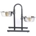 Iconic Pet Adjustable Stainless Steel Dog & Cat Double Diner, 96-oz