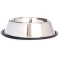 Iconic Pet Stainless Steel Non-Skid Dog & Cat Bowl, 32-oz