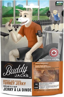Buddy Jack's Turkey Jerky Human-Grade Dog Treats, slide 1 of 1
