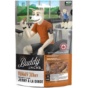 Buddy Jack's Turkey Jerky Human-Grade Dog Treats, 14-oz bag