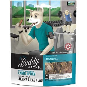 Buddy Jack's Lamb Jerky Human-Grade Dog Treats, 7-oz bag