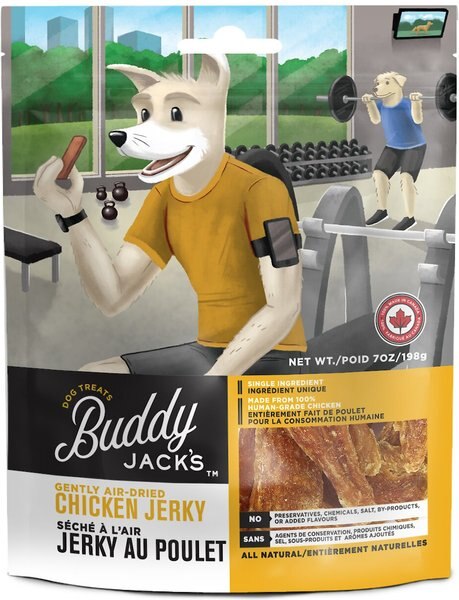 Buddy Jack's Chicken Jerky Human-Grade Dog Treats, 7-oz bag slide 1 of 7