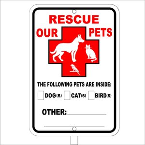 Imagine This Company "Rescue Our Pets" Garden Sign, Mini