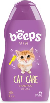 Beeps Oatmeal Cat Care Cat Shampoo, 17-oz bottle, slide 1 of 1