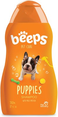 Beeps Puppies Milk Protein Dog Shampoo, 17-oz bottle, slide 1 of 1