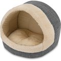 Best Pet Supplies 2-in-1 Cat Cave Bed, Gray