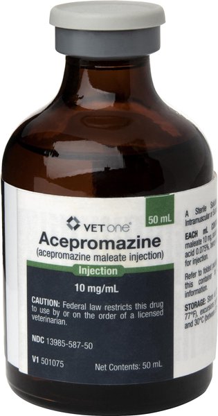 Acepromazine Injectable for Dogs, Cats & Horses, 50-mL Multi-Dose vial slide 1 of 3