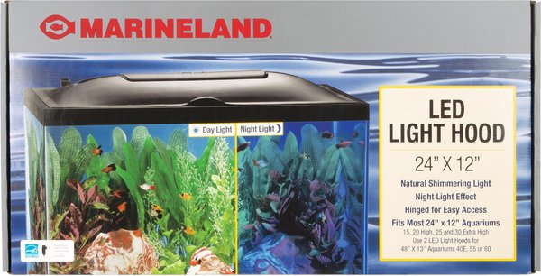 Marineland LED Fish Aquarium Light Hood, 24-in slide 1 of 3