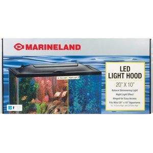 Marineland LED Fish Aquarium Light Hood, 20-in