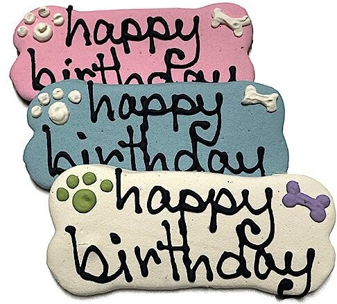 Bubba Rose Biscuit Co. Assorted Birthday Dog Treats, 12 count slide 1 of 4