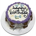 Bubba Rose Biscuit Co. Unisex Birthday Cake Dog Treat