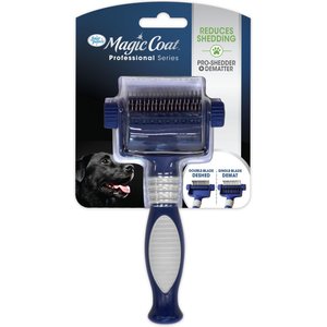 Four Paws Magic Coat 2-in-1 Quick Shed Dog Grooming Tool
