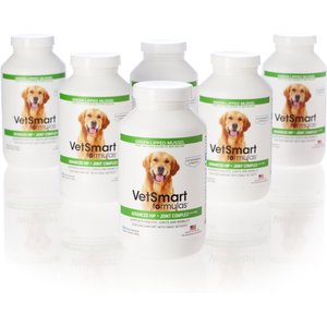 VetSmart Formulas Advanced Hip & Joint Complex Pain Relief Dog Supplement, 120 count, 6 count