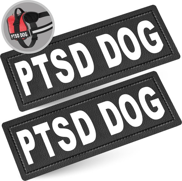 Industrial Puppy PTSD Dog Harness Patches, 2 count, Large slide 1 of 7