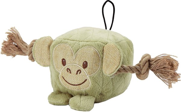 Petique Eco Pet Yogi Monkey Squeaky Hemp Dog Toy slide 1 of 2