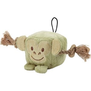 Petique Eco Pet Yogi Monkey Squeaky Hemp Dog Toy