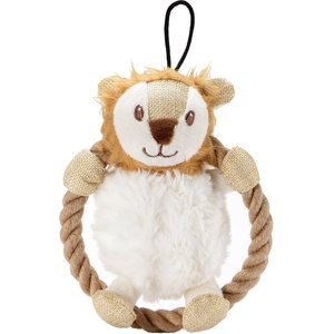 Petique Eco Pet Hula Lion Squeaky Hemp Dog Toy