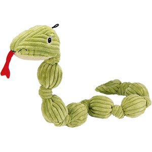 Petique Eco Pet Ball Python Squeaky Hemp Dog Toy