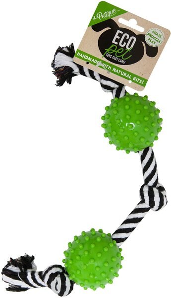 Petique Eco Pet Rope & Chew Squeaky Dog Toy slide 1 of 1