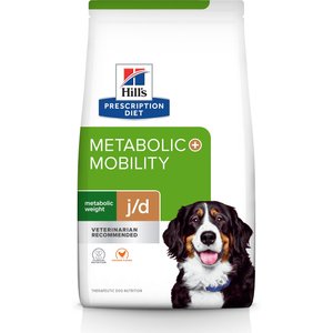 Hill's Prescription Diet Metabolic + Mobility Chicken Flavor Dry Dog Food, 15-lb bag