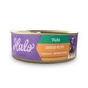 Halo Chicken Recipe Pate Grain-Free Indoor Cat Canned Cat Food, 5.5-oz, case of 12