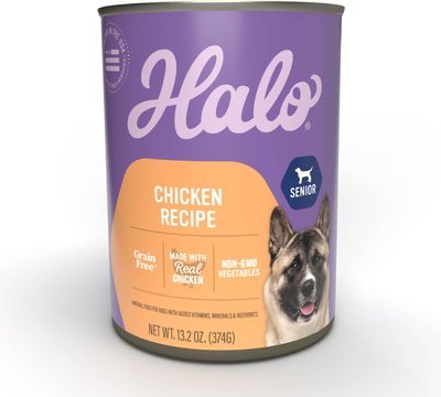 Halo Holistic Chicken Recipe Senior Canned Dog Food, slide 1 of 1