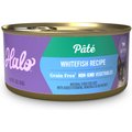 Halo Whitefish Recipe Pate Grain-Free Canned Kitten Food, 3-oz, case of 12
