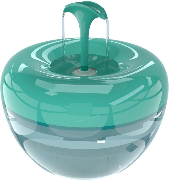 Pawoof Plastic Cat Fountain, Green, 50-oz slide 1 of 7
