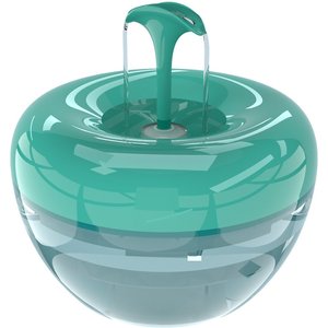 Pawoof Plastic Cat Fountain, Green, 50-oz