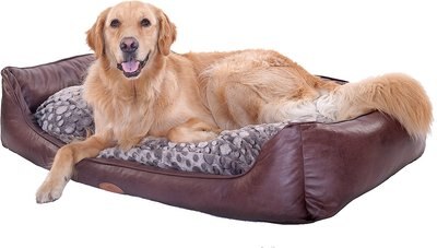 PLS Birdsong Brownie Bolster Dog Bed w/Removable Cover, slide 1 of 1