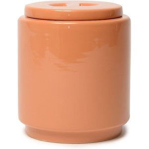 Waggo Gloss Dog & Cat Treat Jar, Rust 