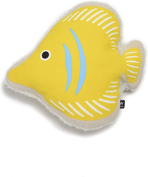 Waggo Canvas Squeaker Ocean Plush Dog Toy slide 1 of 3