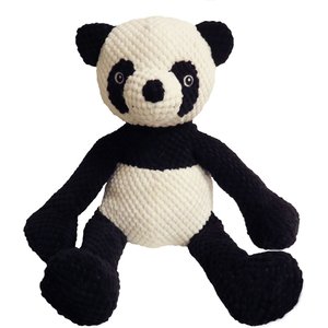 Fab Dog Floppy Panda Squeaky Plush Dog Toy, Large