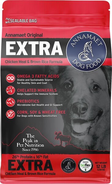 Annamaet Original Extra Dry Dog Food, 12-lb bag slide 1 of 6