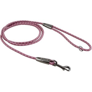 Hurtta Casual Rope Reflective Dog Leash, Heather/Geranium, 6-ft long, 1/3-in wide