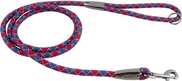 Hurtta Casual Rope Reflective Dog Leash, Lingon/River, 6-ft long, 1/2-in wide slide 1 of 3