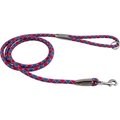 Hurtta Casual Rope Reflective Dog Leash, Lingon/River, 6-ft long, 1/2-in wide
