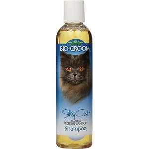 Bio-Groom Silky Cat Tearless Protein Lanolin Cat Shampoo, 8-oz bottle