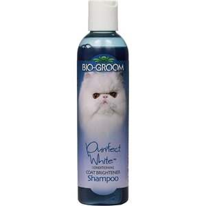 Bio-Groom Purrfect White Coat Brightener Cat Shampoo, 8-oz bottle