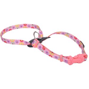 Li'l Pals Patterned Step In Back Clip Dog Harness, Daisy Multicolor, 6 to 10-in chest