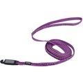 Li'l Pals Glitter Overlay Dog Leash, Orchid, 6-ft long, 3/8-in wide