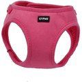 Li'l Pals Microfiber Step In Back Clip Dog Harness, Pink, 8 to 10-in chest