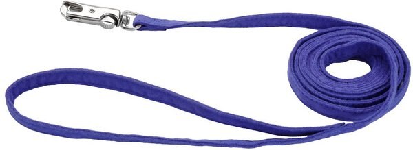 Li'l Pals Microfiber Dog Leash, Blue, 6-ft long, 3/8-in wide slide 1 of 1