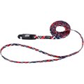Li'l Pals E-Z Snap Patterned Dog Leash,  Red & Grey Plaid, 6-ft long, 5/8-in wide