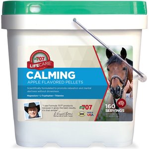 Formula 707 Calming Apple Flavor Pellets Horse Supplement, 20-lb bucket