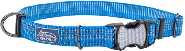 K9 Explorer Brights Reflective Dog Collar, Lake, 10 to 14-in neck, 5/8-in wide slide 1 of 7