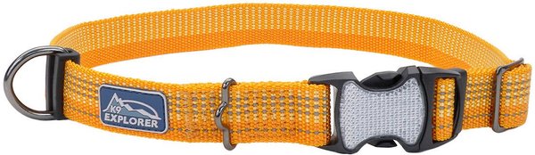 K9 Explorer Brights Reflective Dog Collar, Desert, 12 to 18-in neck, 5/8-in wide slide 1 of 6