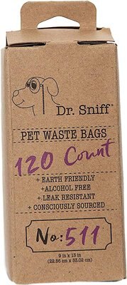 Dr. Sniff Dog Poop Bags, 120 count, slide 1 of 1