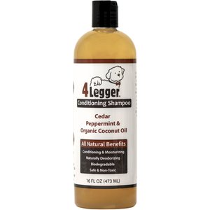 4-Legger Organic Peppermint, Cedar & Eucalyptus Dog Conditioning Shampoo, 16-oz bottle